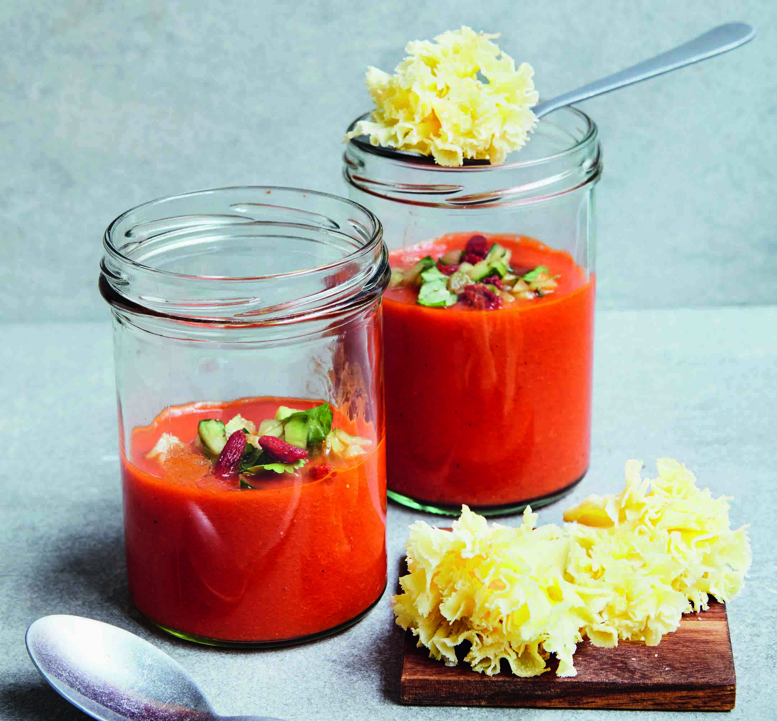 Gaspacho Tête de Moine AOP et chili