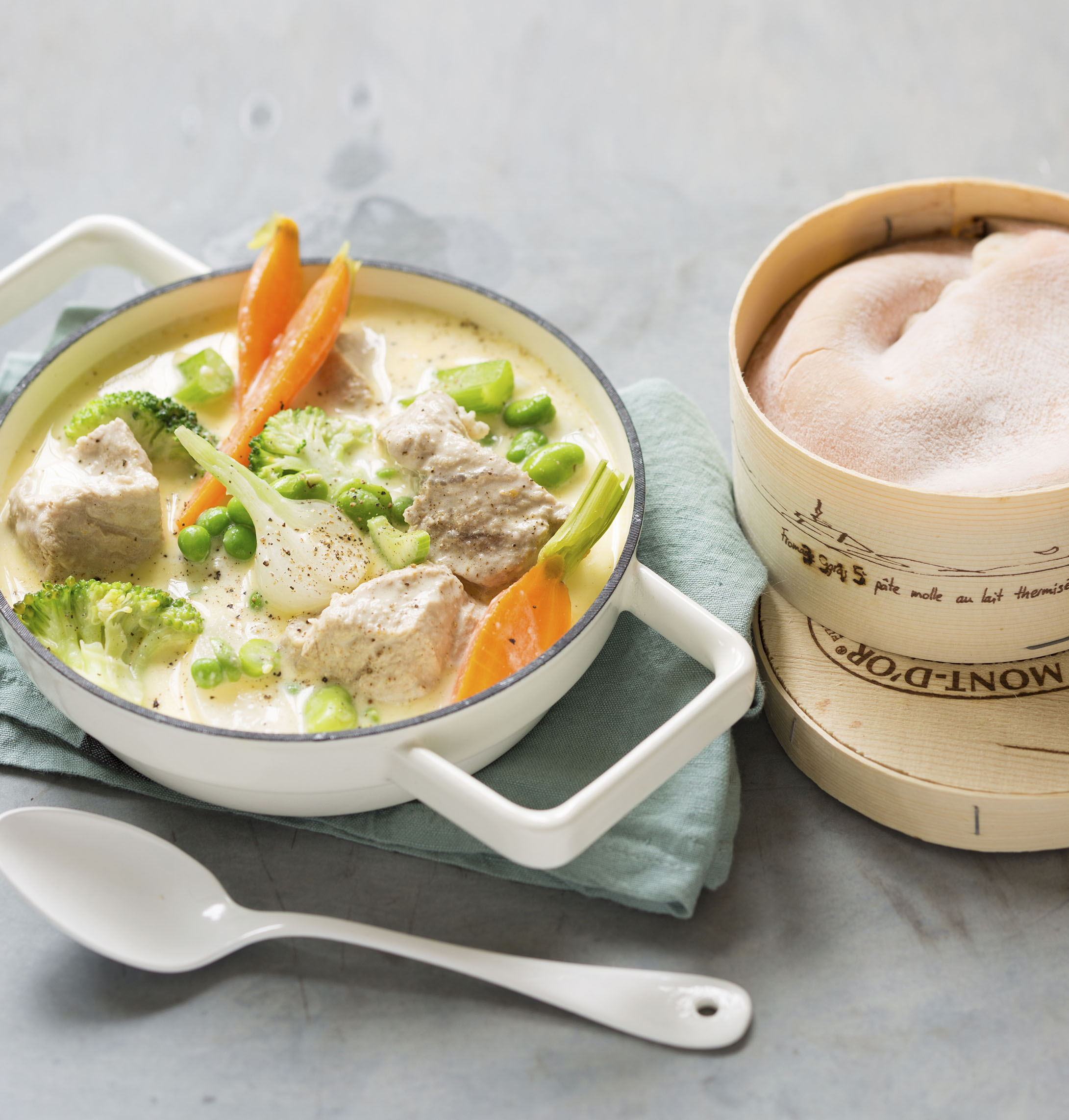 Sauté de veau au Vacherin Mont d’Or AOP