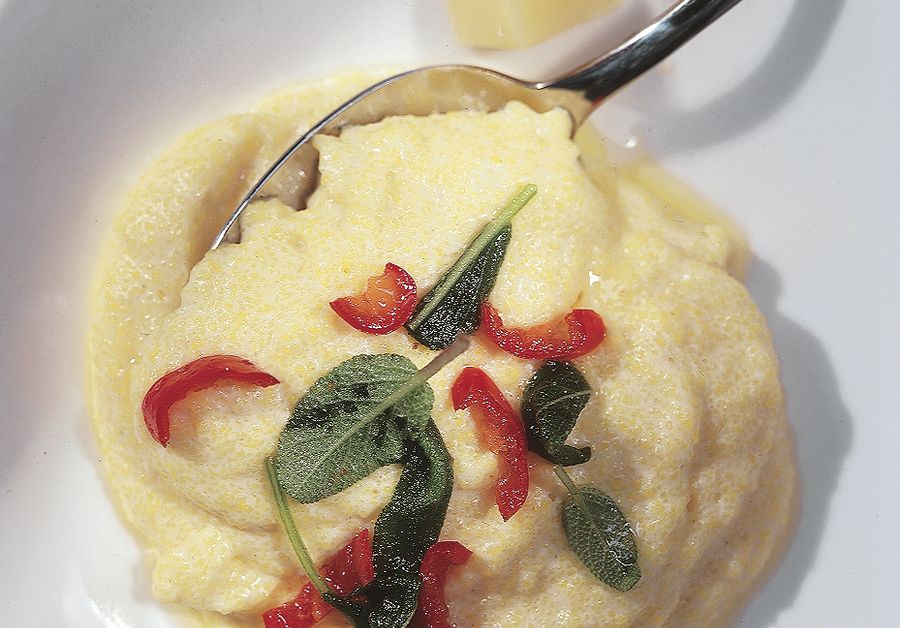 Polenta à la sauge et au Sbrinz AOP