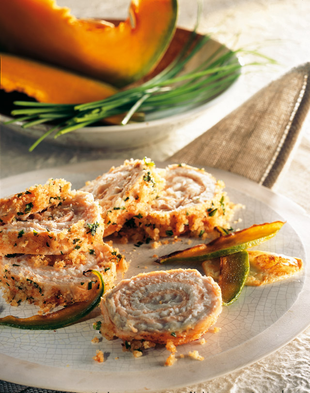 Roulades de poisson aux herbes et Sbrinz AOP