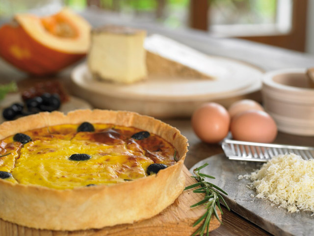 Quiche à la courge et au Vacherin Fribourgeois AOP