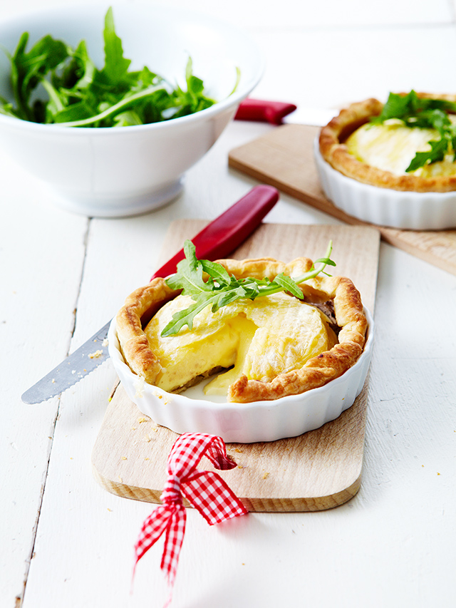 Tartelettes à la Tomme Vaudoise et aux champignons