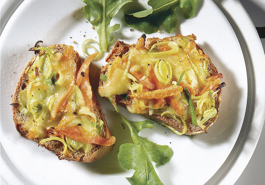 Croûtes à l'Appenzeller® et aux légumes