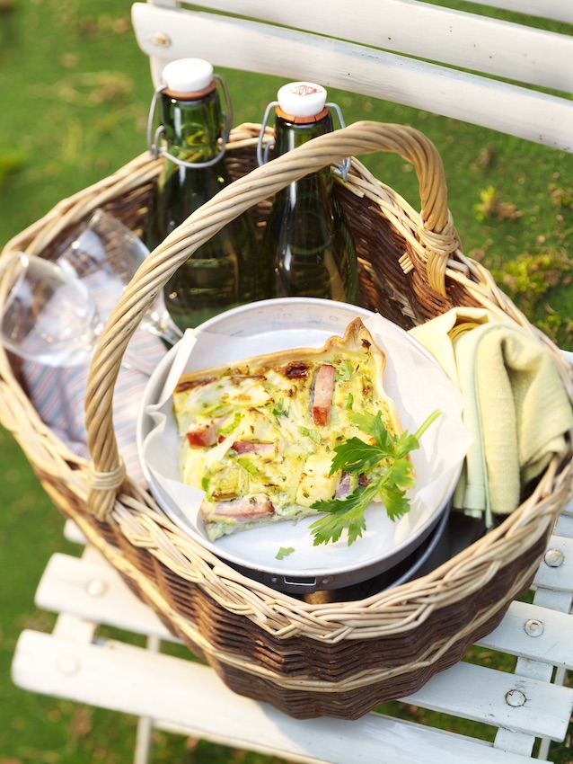 Quiche au Gruyère AOP suisse, fenouil et céleri-branche