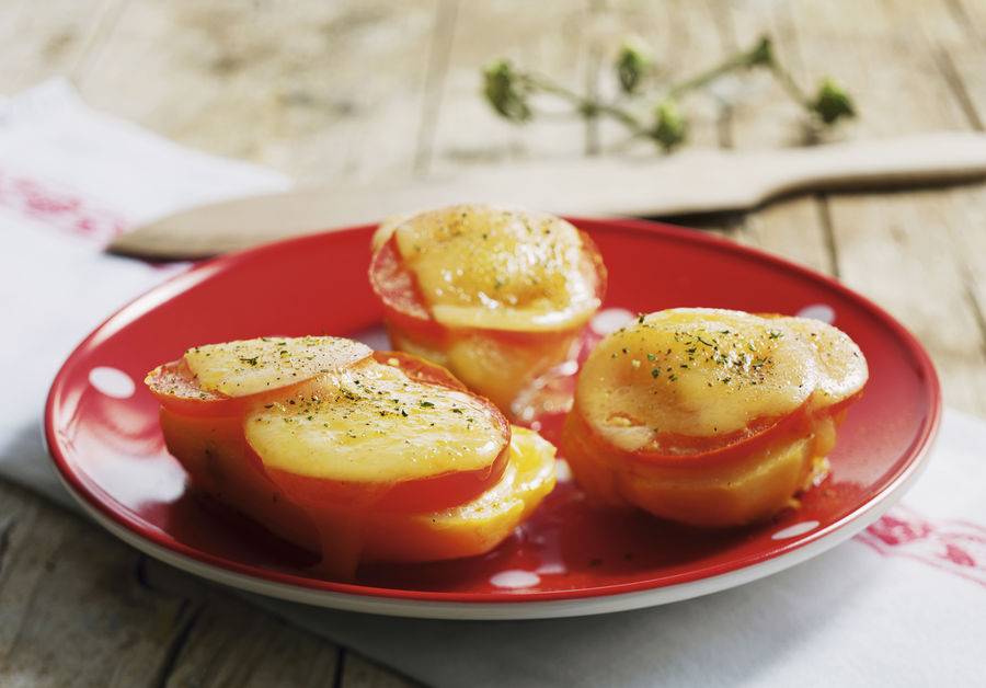 Pommes de terre à la tomate et au fromage d'Alpage