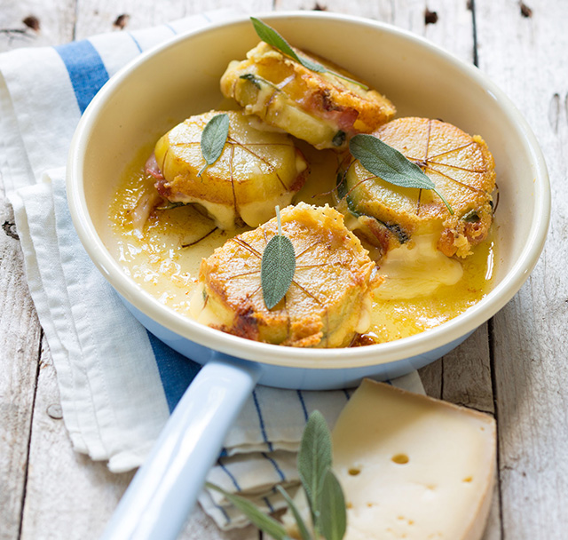 Paupiettes de pommes de terre au Raclette du Valais AOP